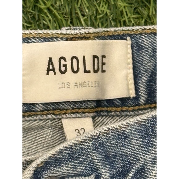 Agolde Curtis Jeans Women 32 Light Wash Straight Denim Classic - Picture 6 of 13